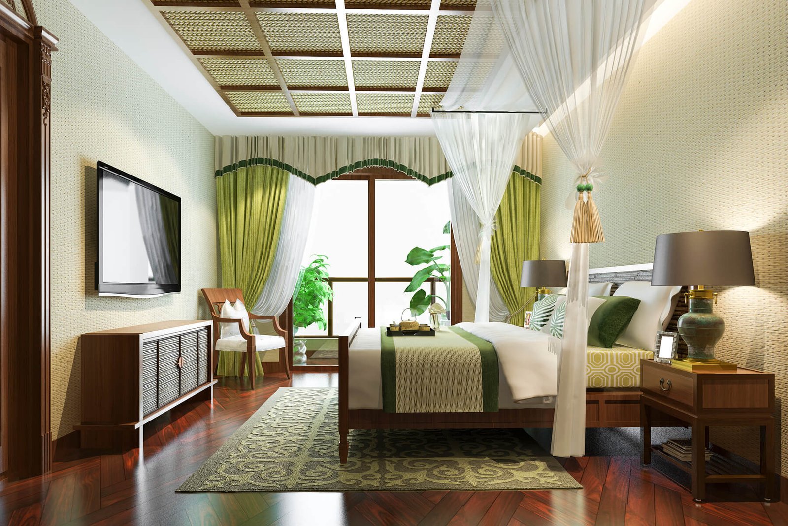 3d rendering luxury tropical bedroom suite in reso 2023 11 27 05 14 26 utc